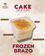 Frozen Brazo - Cake in a Cup 2.75" x 2.5"