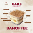 Banoffee  - Cake in a Cup 2.75" x 2.5"