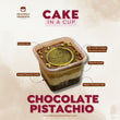 Chocolate Pistachio  - Cake in a Cup 2.75" x 2.5"