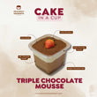 Triple Chocolate Mousse  - Cake in a Cup 2.75" x 2.5"