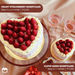 Heartshaped Strawberry Shortcake Overload 6" x 4" cupid (Pre-Order)